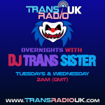 Text says "Overnights With DJ Trans Sister"